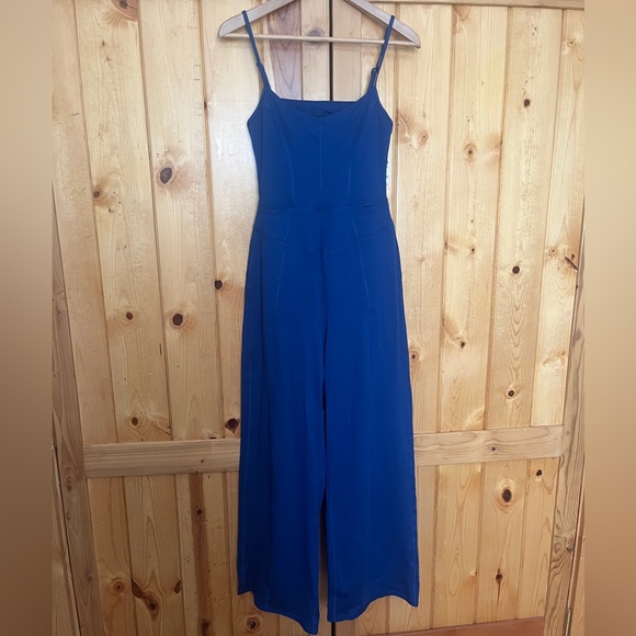 NWT Free People Up At Night One-piece Jumpsuit, blue Sz Med - Picture 6 of 10